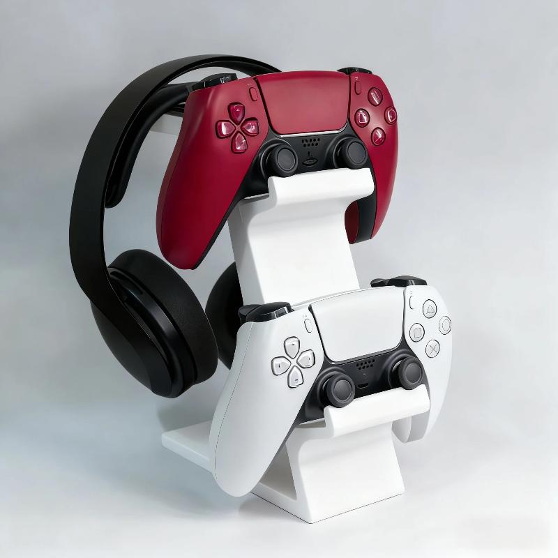 Gaming Console Headset - 3-in-1 Controller Stand for Desk with