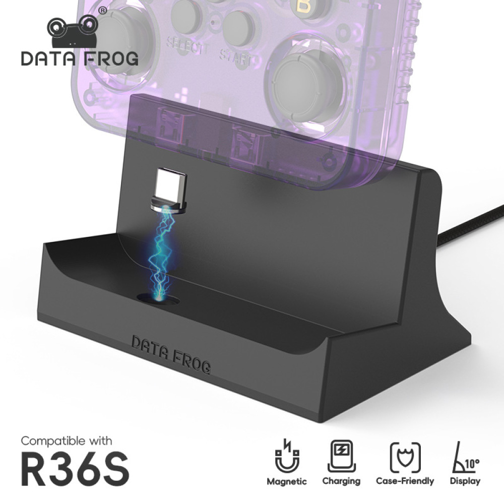 Gaming Console Types - R36S Gaming Console Magnetic Charging Base