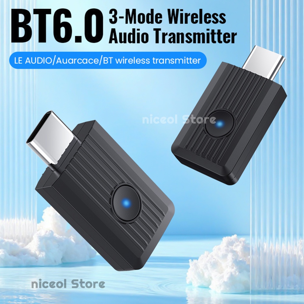 Gaming Console Types - Bluetooth-compatible 6.0 Type-C USB Dongle Auracast