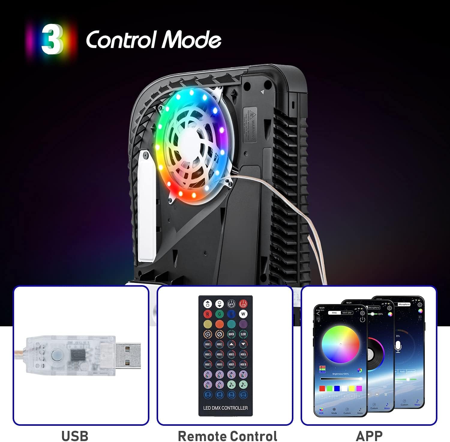 Sony Console Ps5 Pro - RGB LED Light Strip For PS5