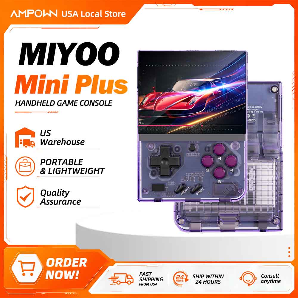 Gaming Console Types - Miyoo Mini+ Retro Handheld Game Console