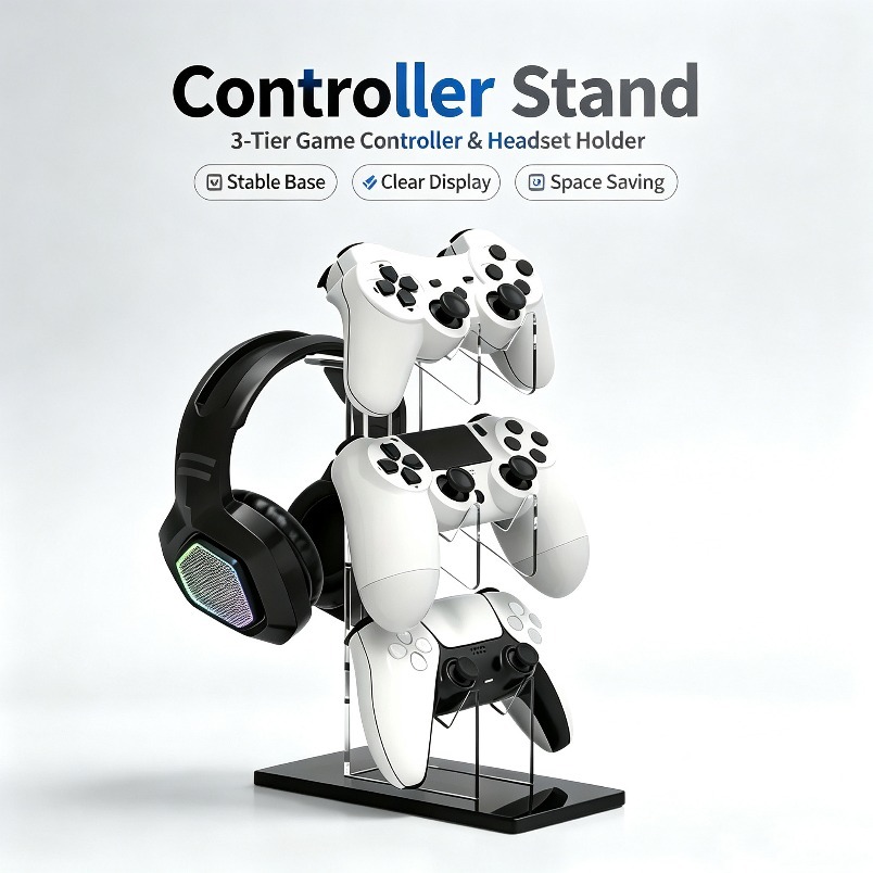 Gamepad Stand 3 Tier Headset H - Gaming Console Headset ulasan dan harga