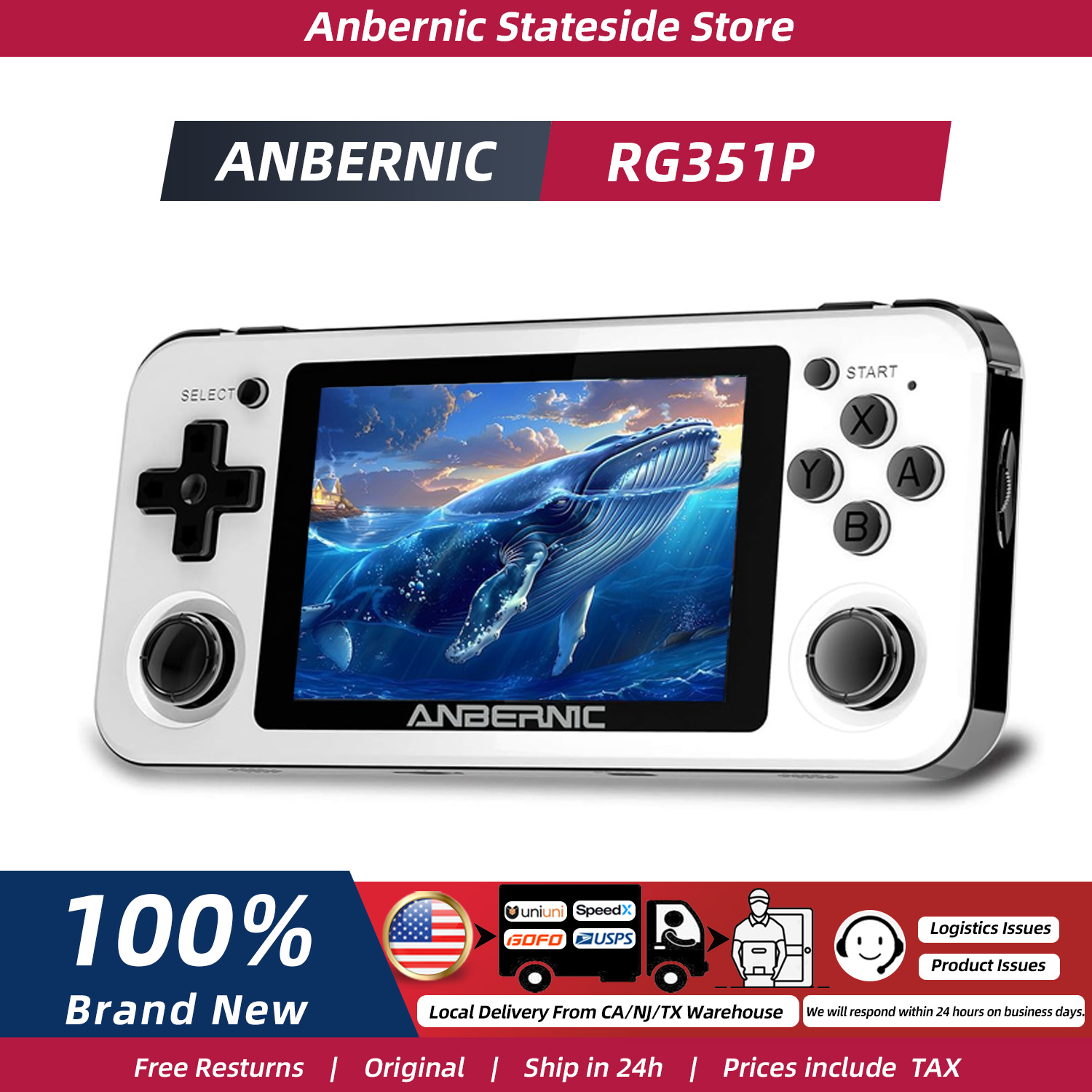 ANBERNIC RG351P Handheld Retro - Gaming Console Ayaneo ulasan dan harga