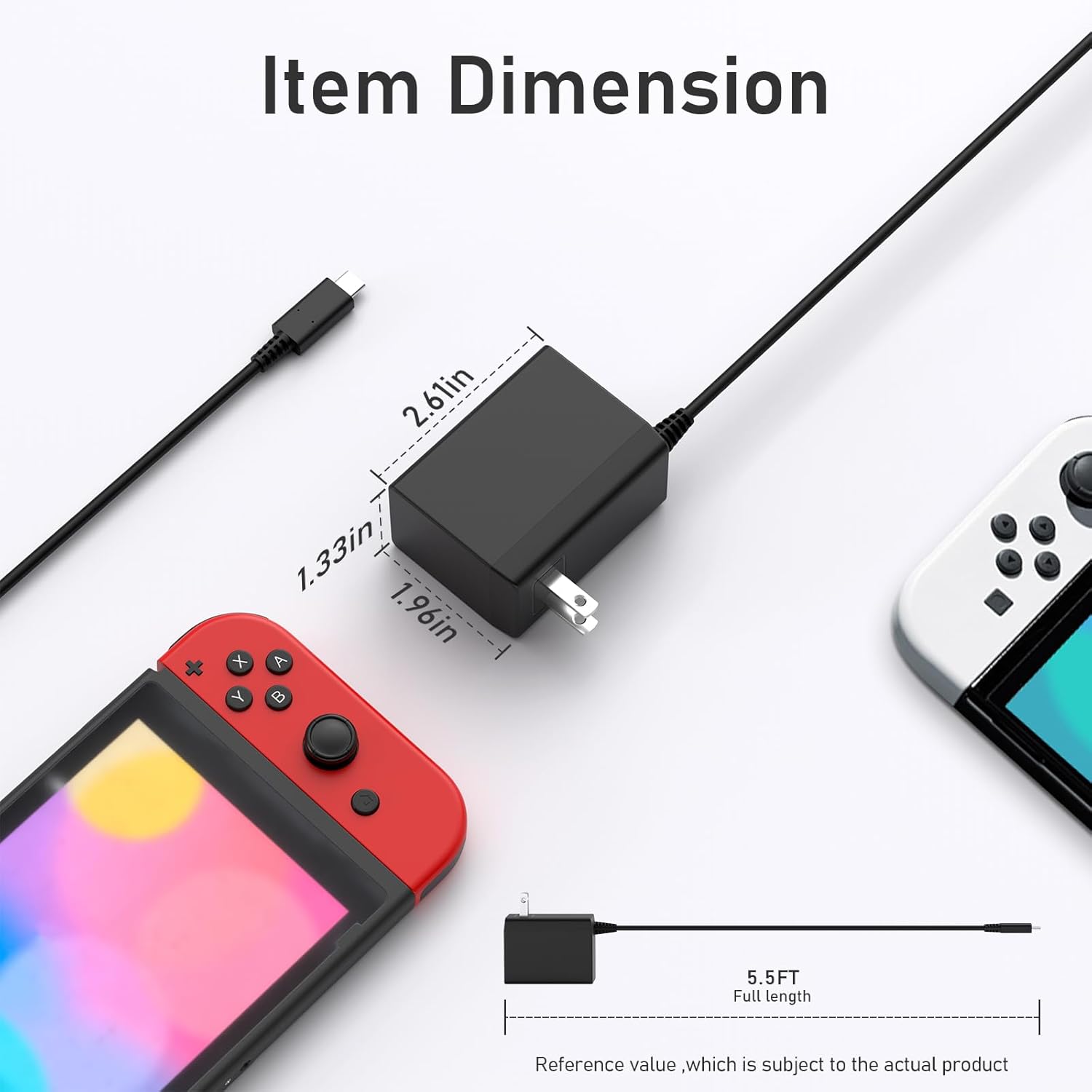 AC 100–240V Type-C Charger 15V - Gaming Console Types ulasan dan harga