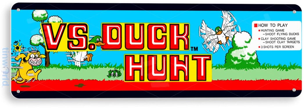 TIN SIGN Duck Hunt Arcade Marq - Gaming Console Shop ulasan dan harga