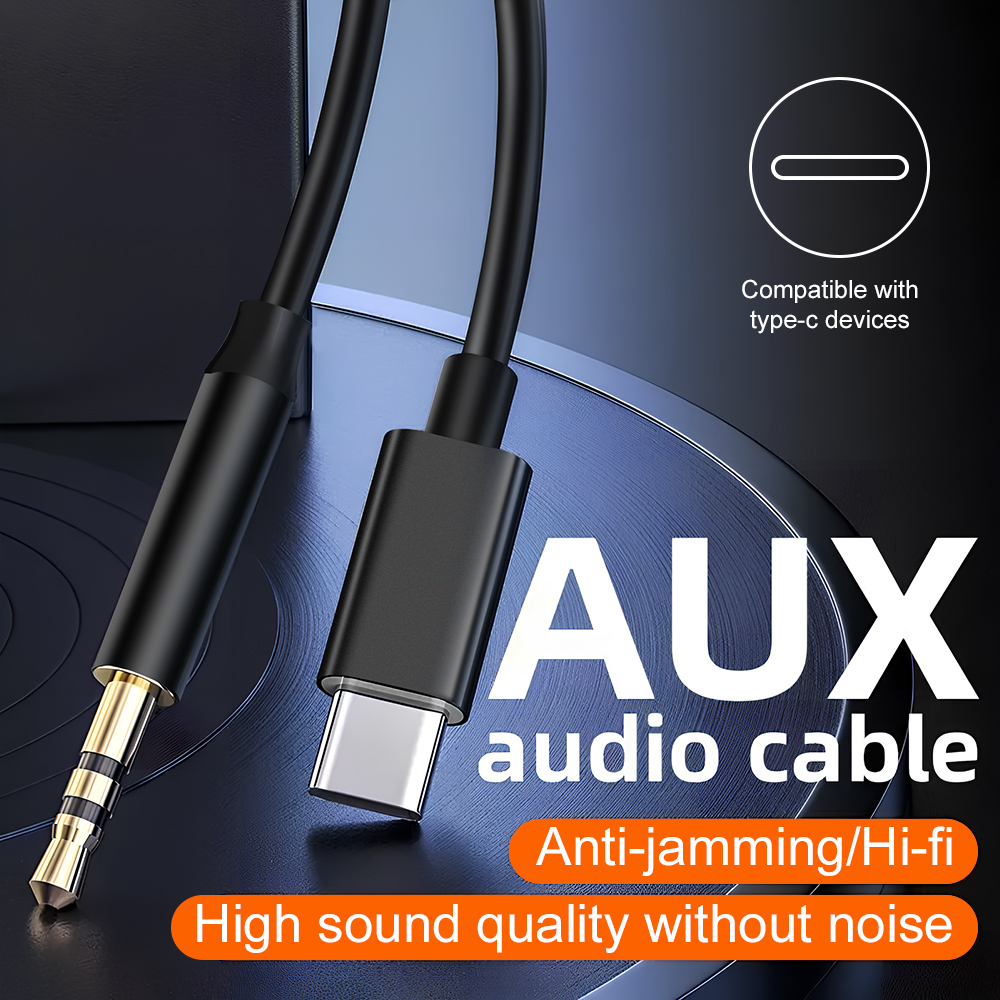 Type-C to 3.5mm AUX Audio Cabl - Gaming Console Connect With Phone ulasan dan harga