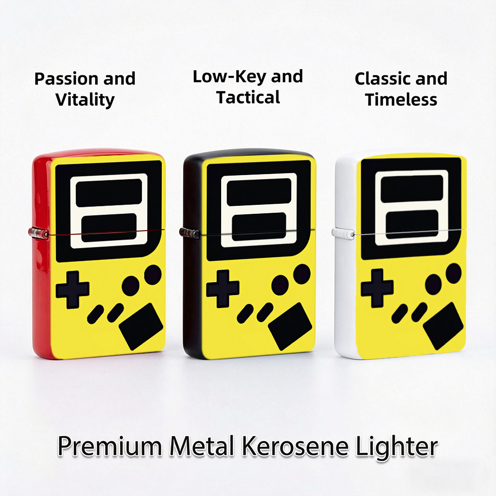 Retro gaming Flip Top Lighter  - Retro.Gaming Console Yellow ulasan dan harga