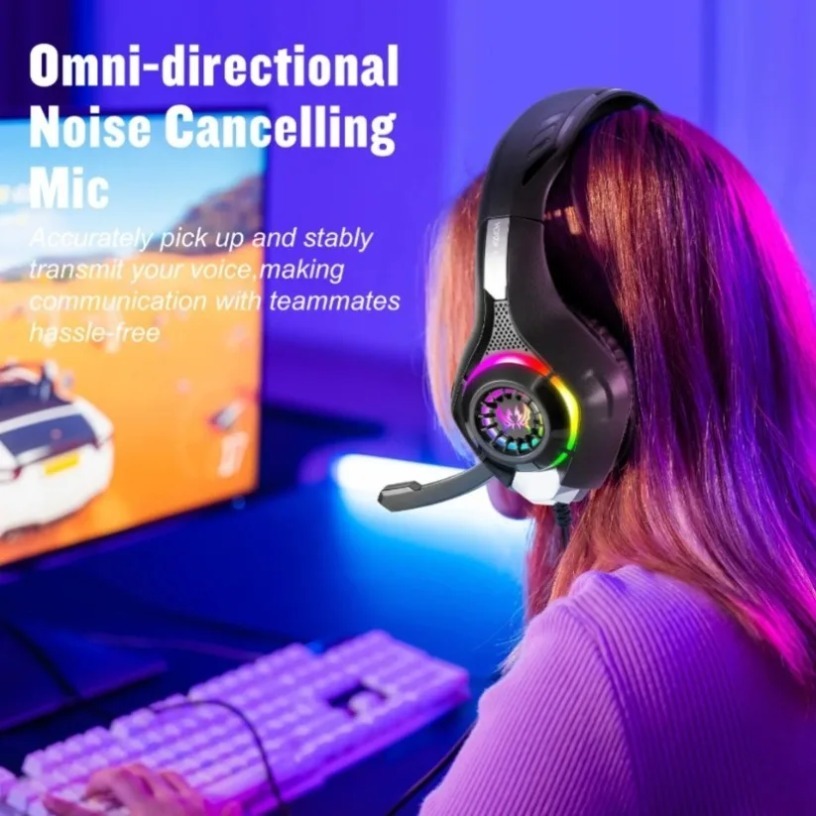 Wired Gaming Headphones with M - Gaming Console Headset ulasan dan harga