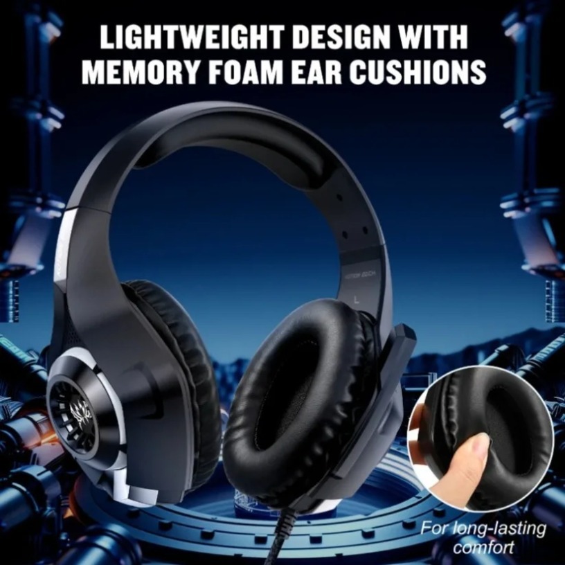 Wired Gaming Headphones with M - Gaming Console Headset ulasan dan harga