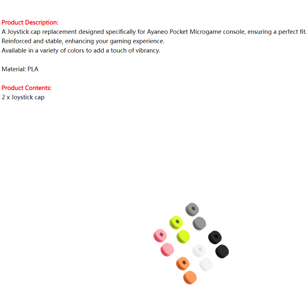 Joystick cap Replacement Parts - Gaming Console Ayaneo ulasan dan harga