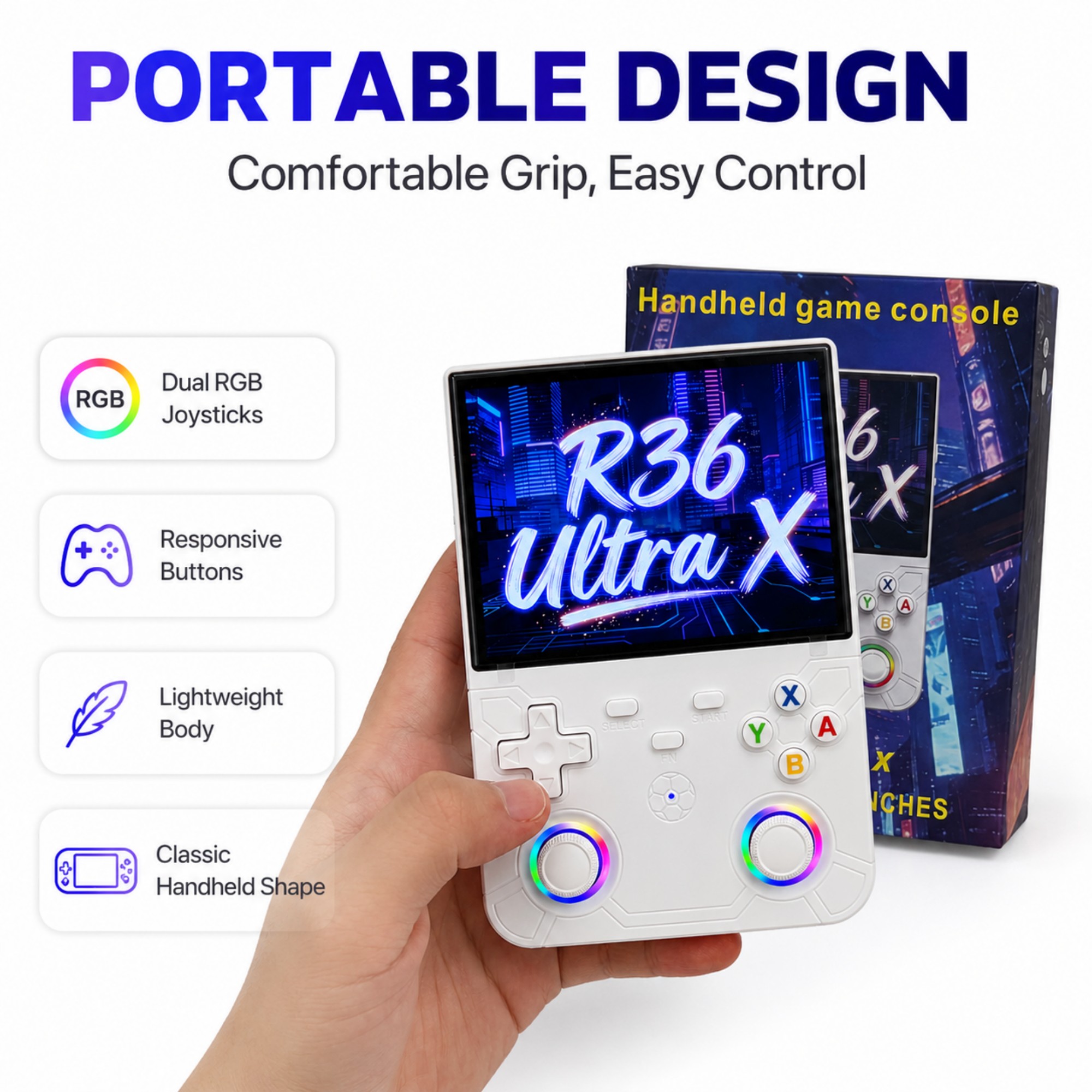 Retro Handheld Game Console R3 - Gaming Console Types ulasan dan harga