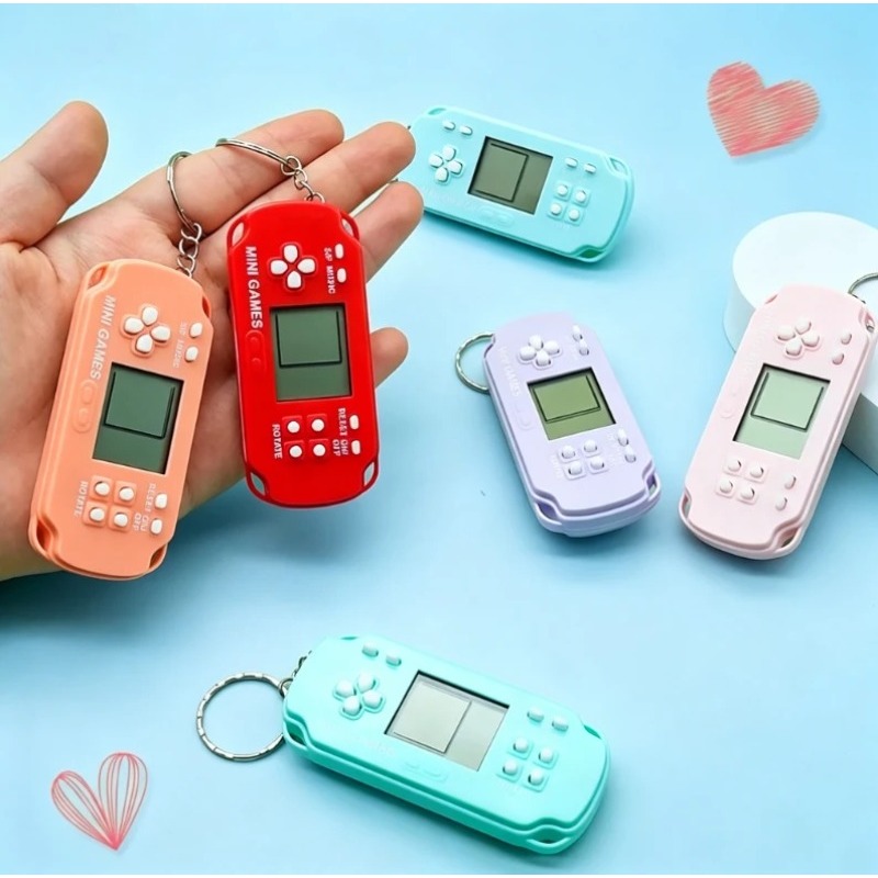 Keychain Videogames Mini Handh - Gaming Console Old School ulasan dan harga