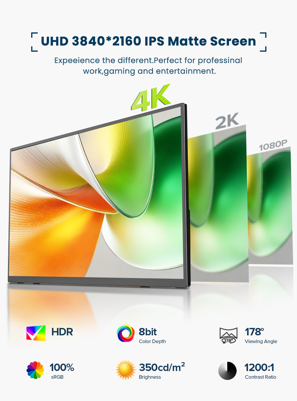 EVICIV 4K Portable Monitor 10- - Gaming Console Types ulasan dan harga