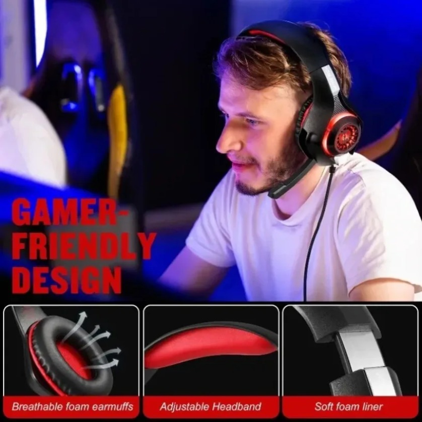 Stereo Gaming Headset with Mic - Gaming Console Headset ulasan dan harga